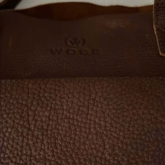Woge Brown Leather Bag - Picture 4 of 7